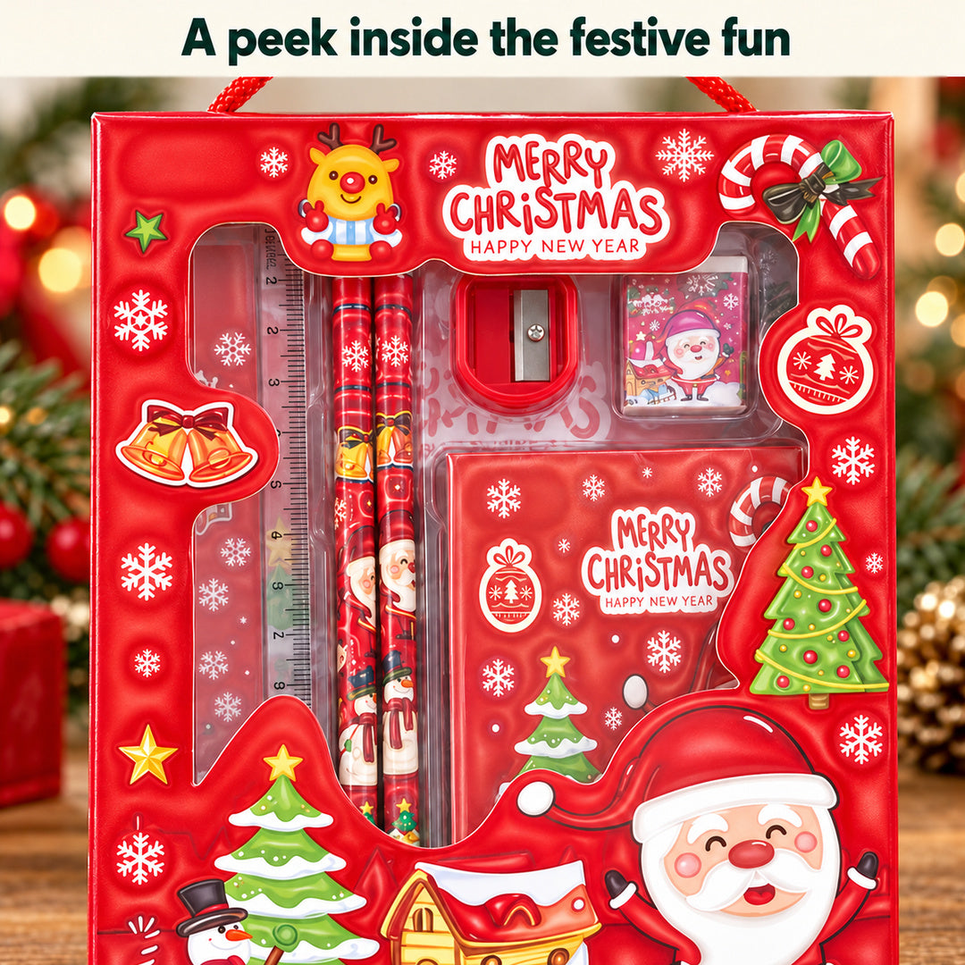 Christmas Stationery Gift Set for Kids