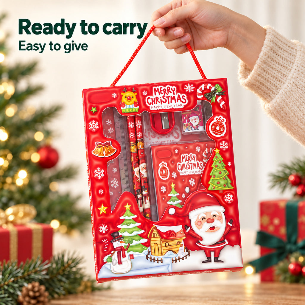 Christmas Stationery Gift Set for Kids