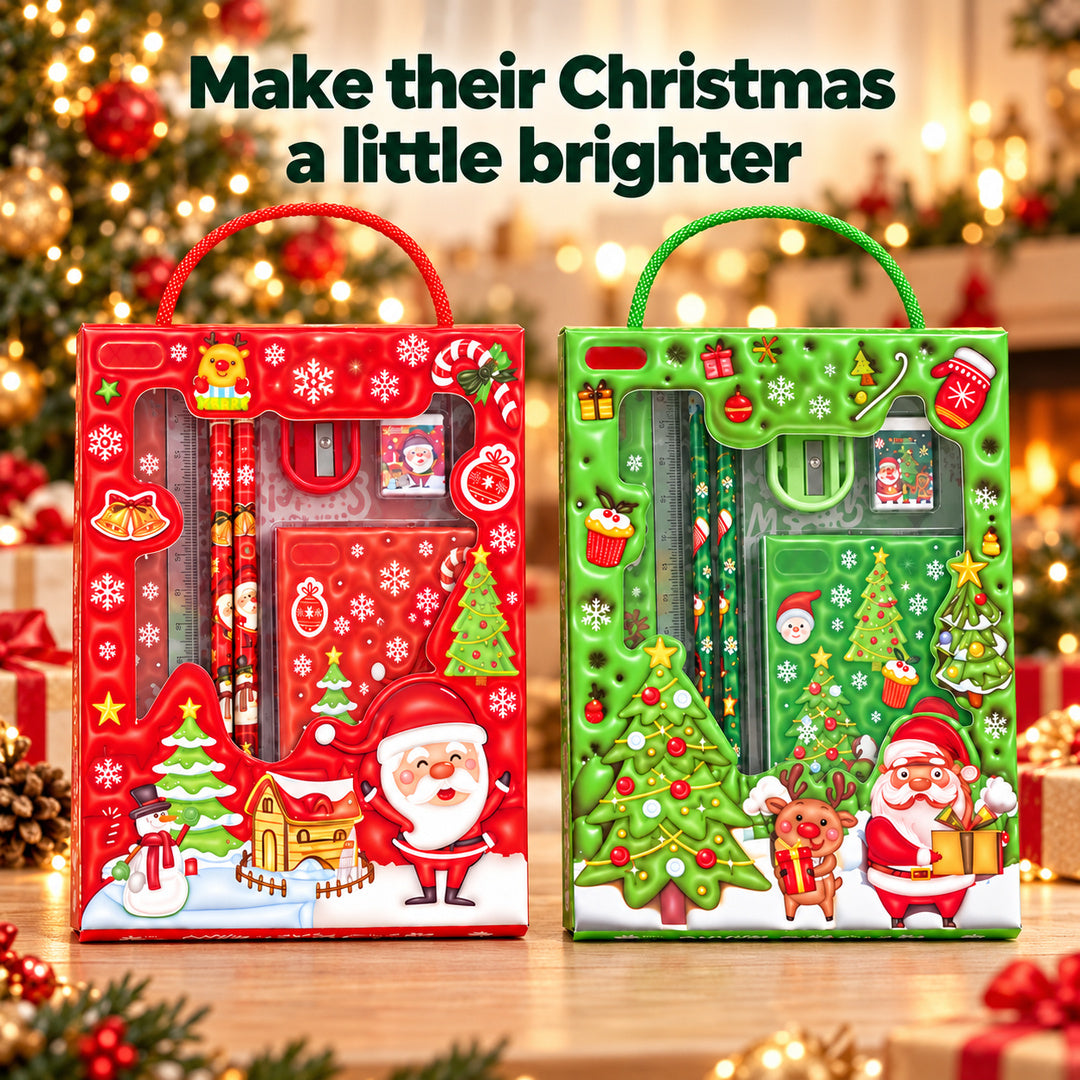 Christmas Stationery Gift Set for Kids