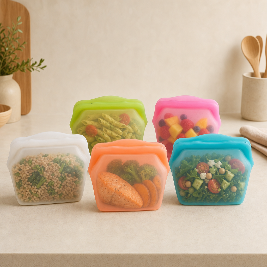 Stand-Up Food-Grade Silicone Storage Bag