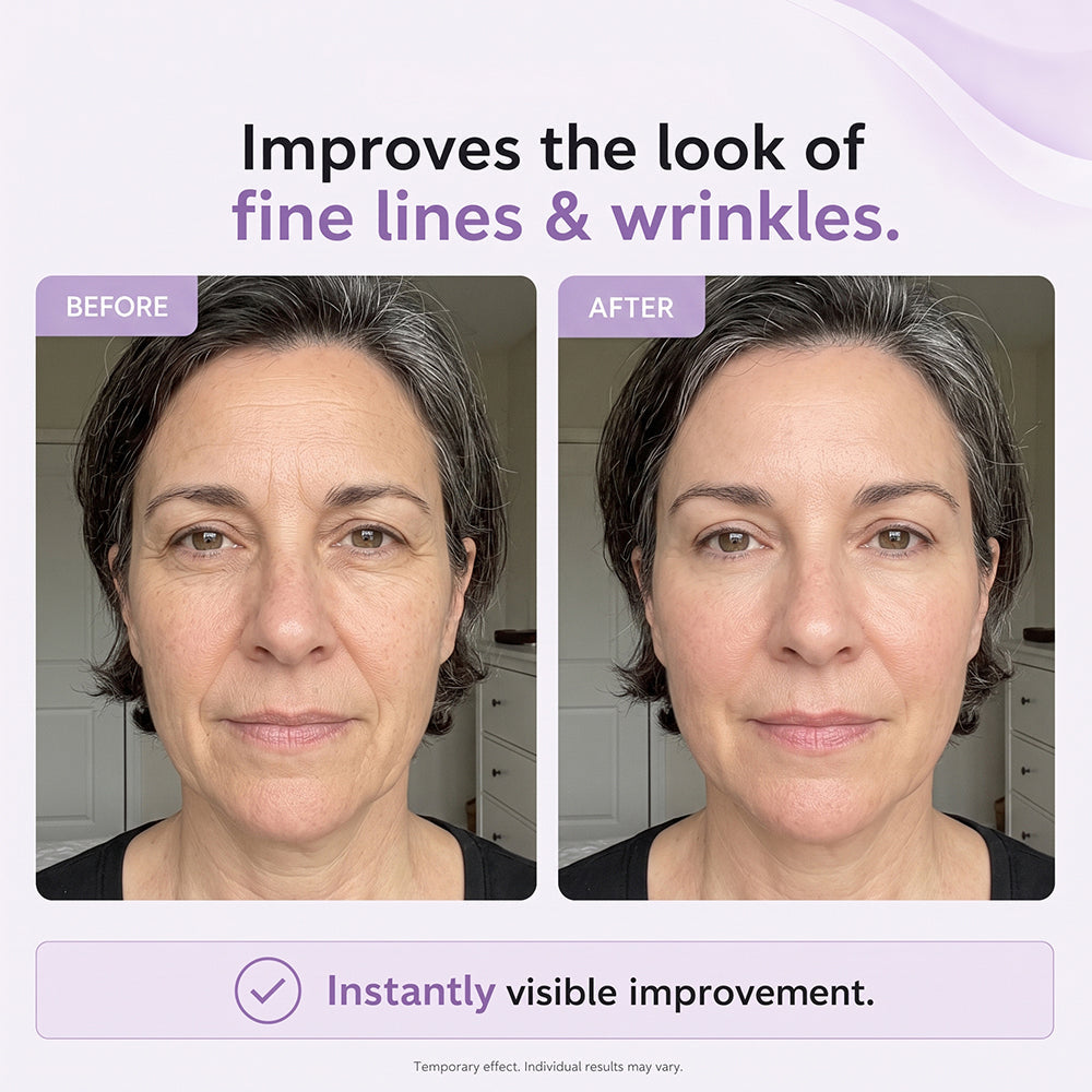 Close-up facial appearance comparison