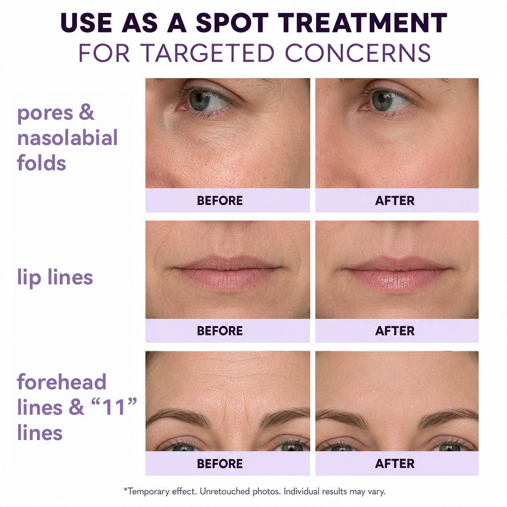 Temporary Face Tightening Cream with Application Brush