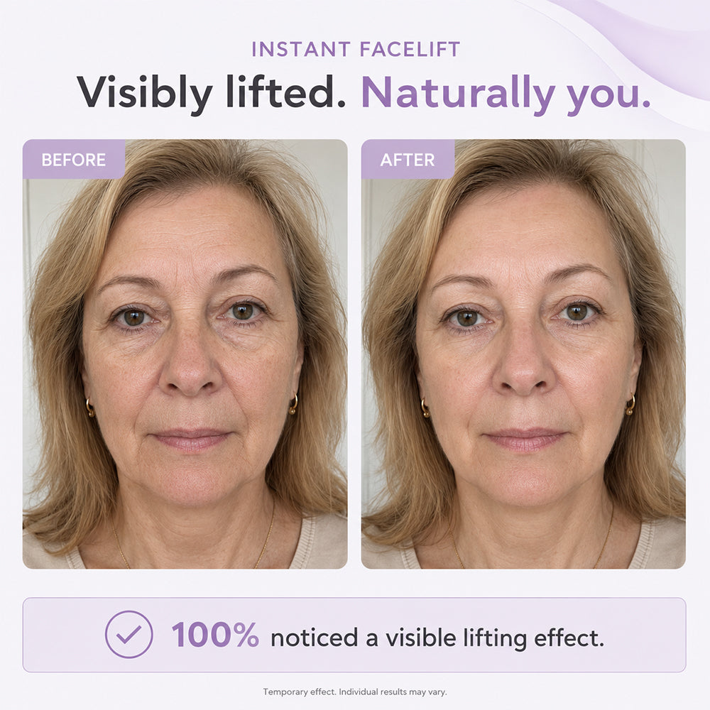 Temporary Face Tightening Cream with Application Brush
