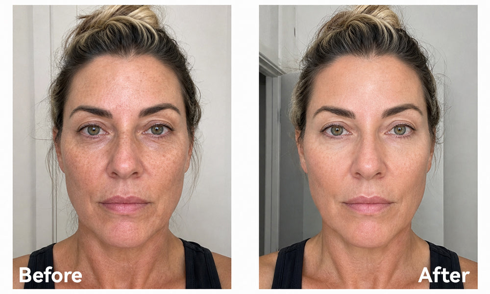 Temporary Face Tightening Cream with Application Brush