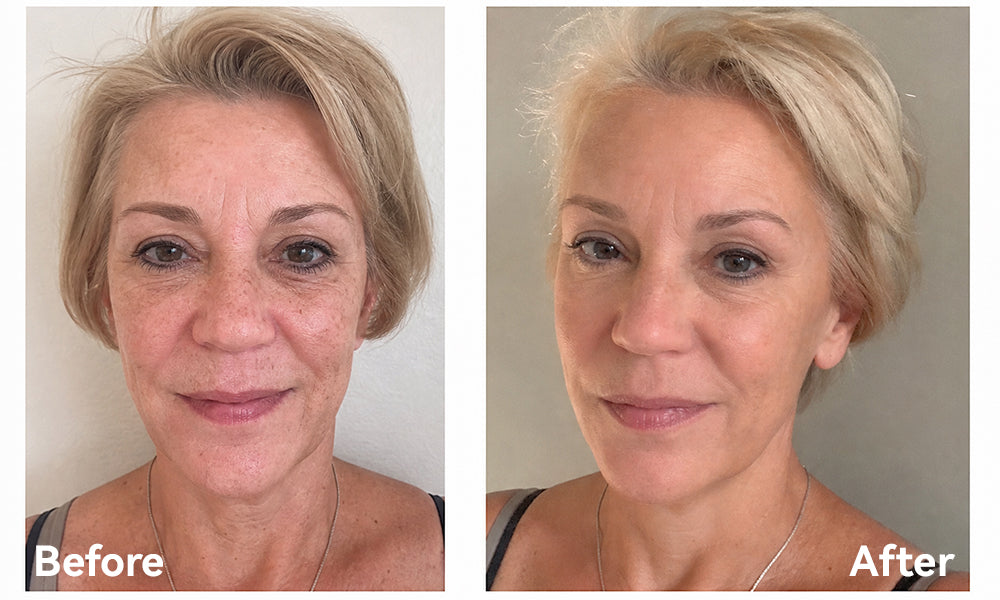 Temporary Face Tightening Cream with Application Brush