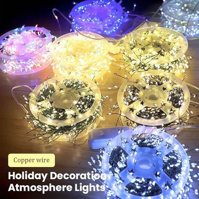 Warm, white, and multicolor LED light reels
