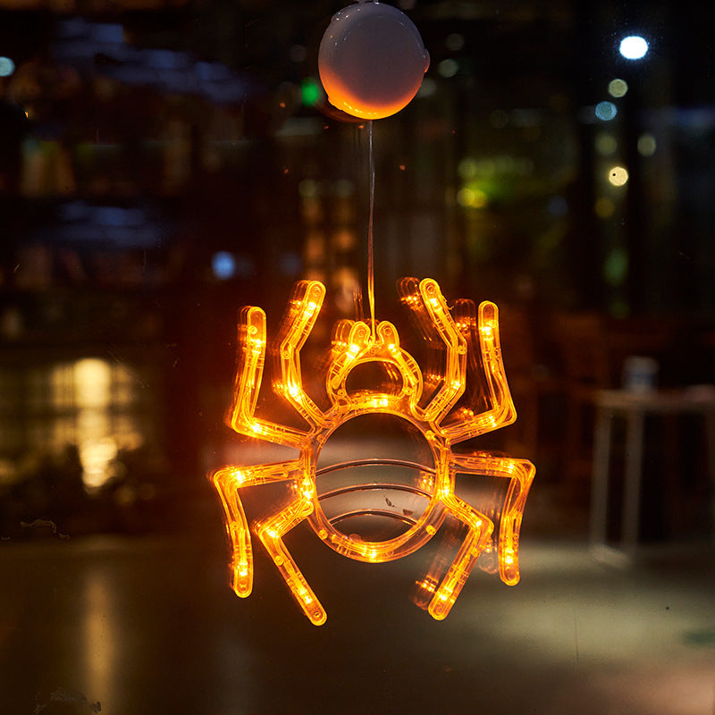 Spider LED window hanging decoration
