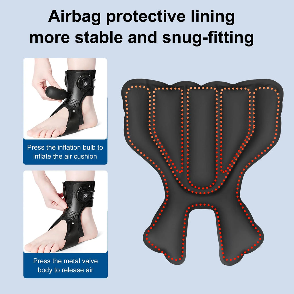 Dial-Adjustable Air Cushion Ankle Support