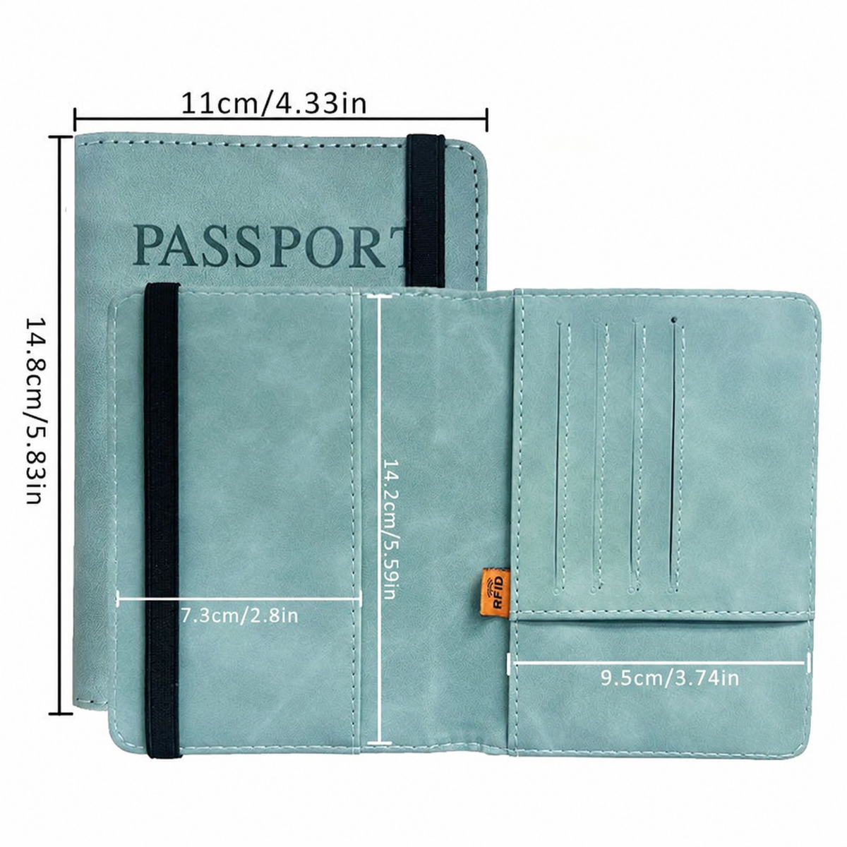 RFID-Blocking Passport Wallet