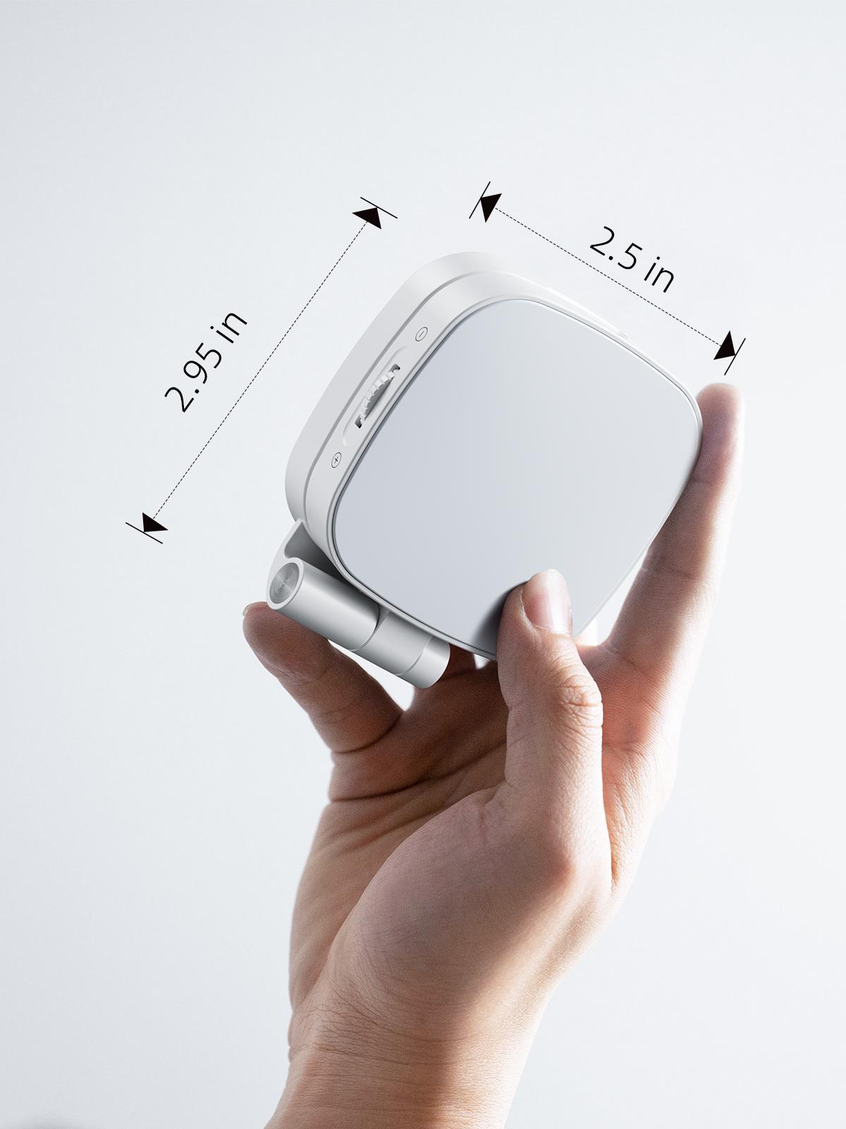Magnetic LED Selfie Light with Mirror
