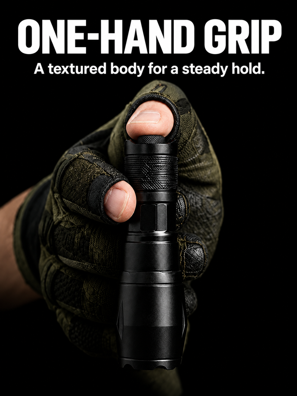 Adjustable Focus High-Brightness LED Flashlight