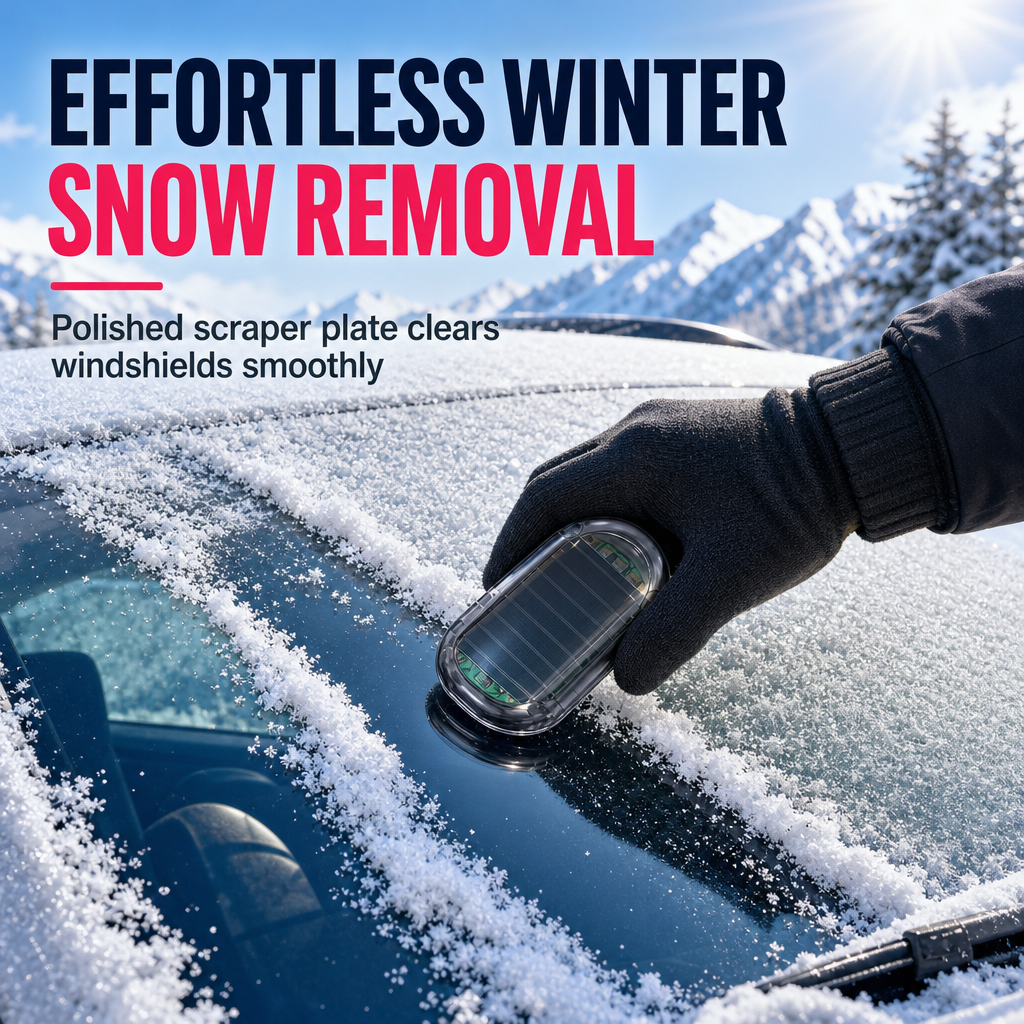 Portable Solar Car Snow Remover Deicer