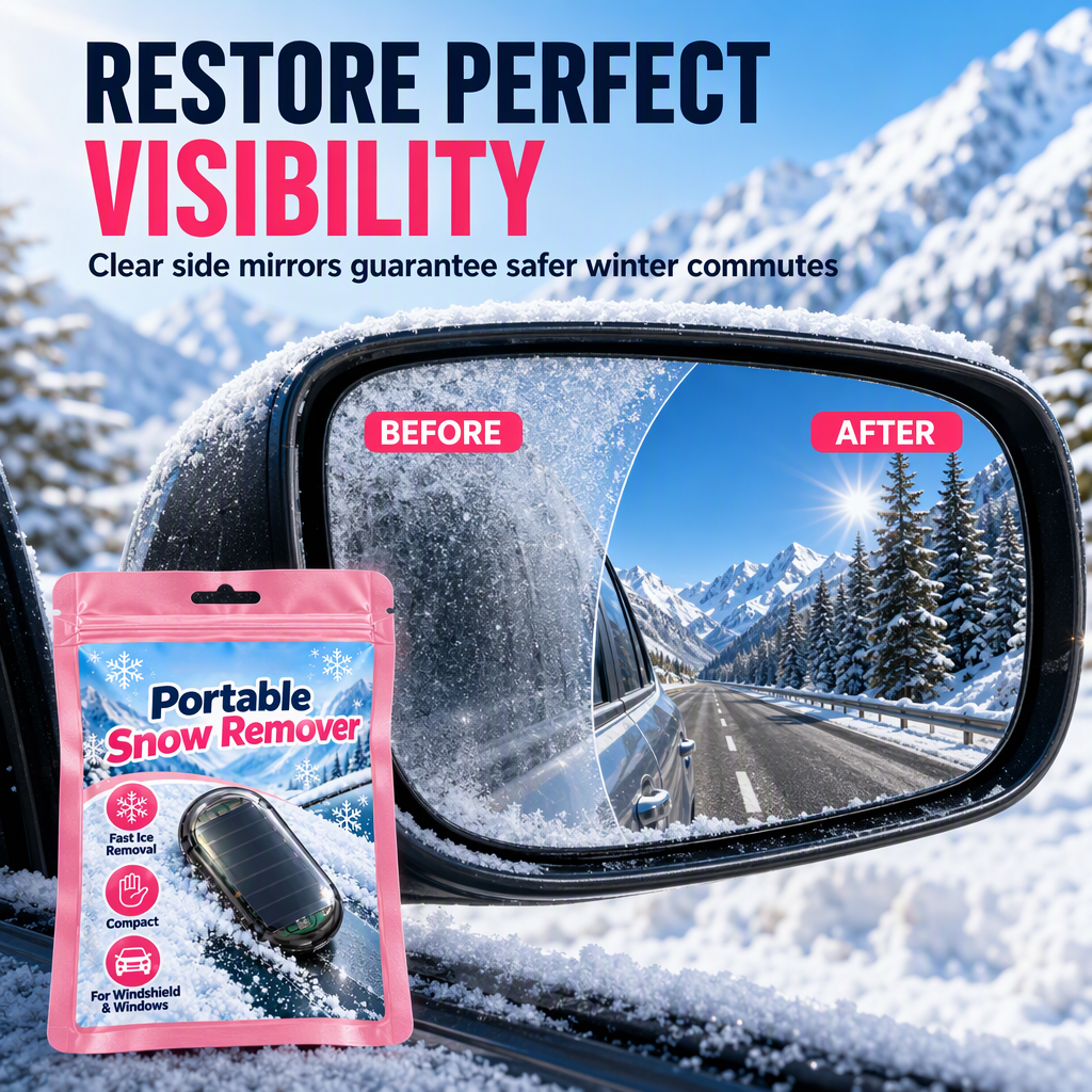 Portable Solar Car Snow Remover Deicer