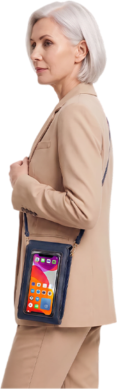Touchscreen Phone Crossbody Bag