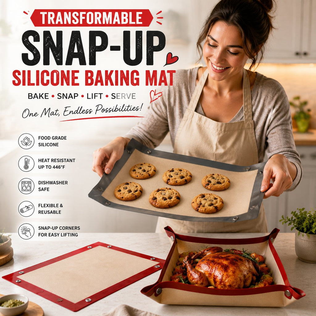 Snap-Up Silicone Baking Mat