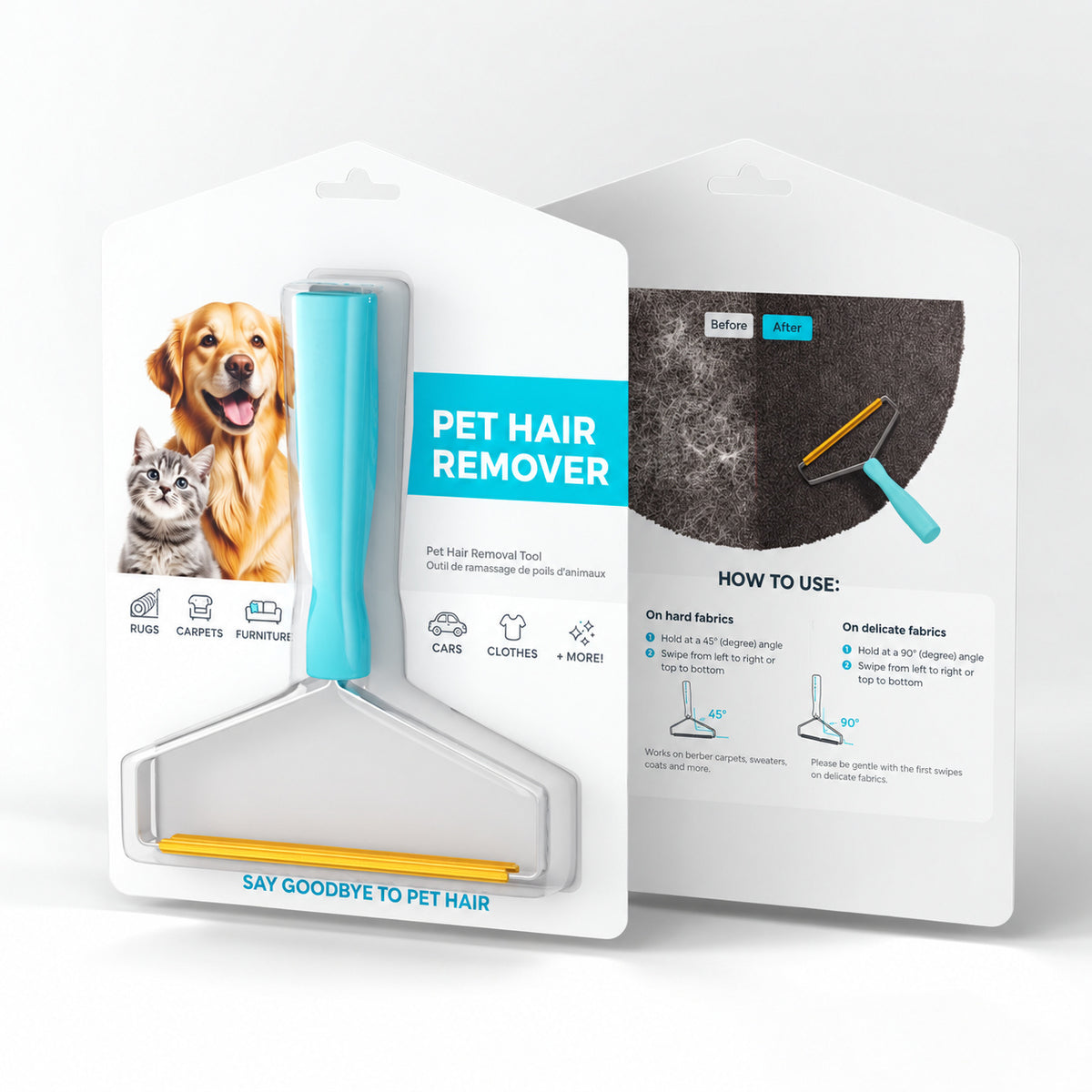Manual Pet Hair Remover & Lint Cleaner