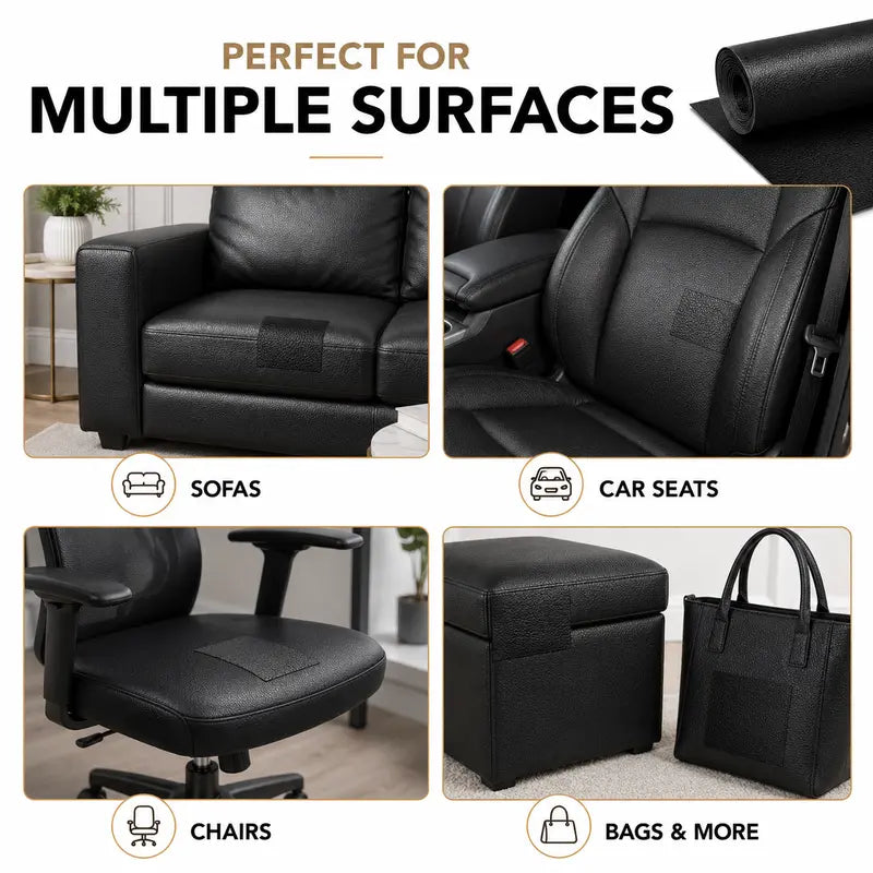 Sofa, car seat, chair and bag repair project examples