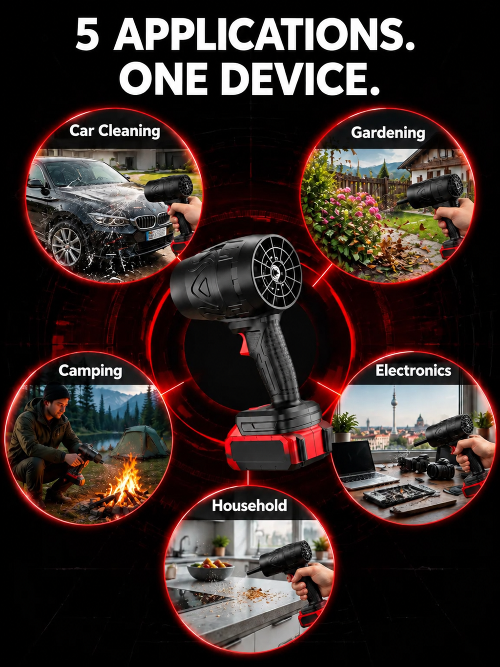 Cordless Handheld Turbo Blower