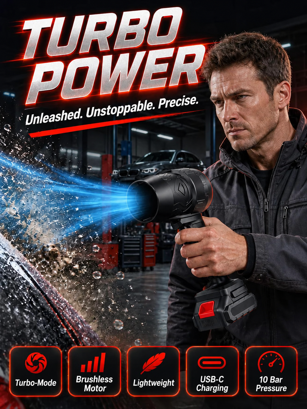 Cordless Handheld Turbo Blower