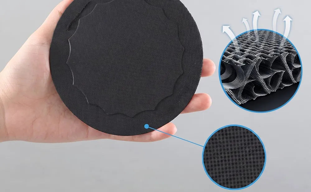 Round pad and coarse surface details