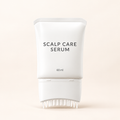 60 ml scalp care serum bottle with integrated brush