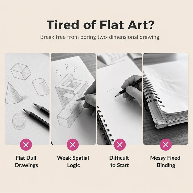 3D Optical Illusion Tracing Drawing Book for Kids