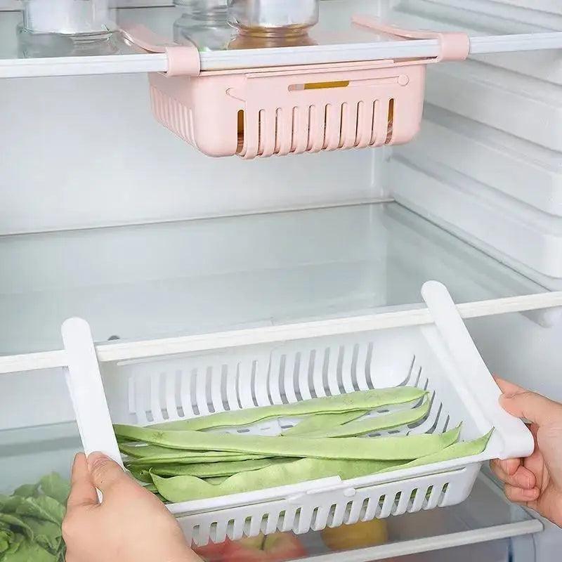 Adjustable Refrigerator Drawer Organizer