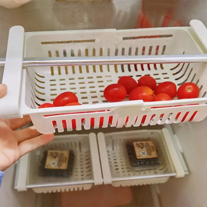 Adjustable Refrigerator Drawer Organizer