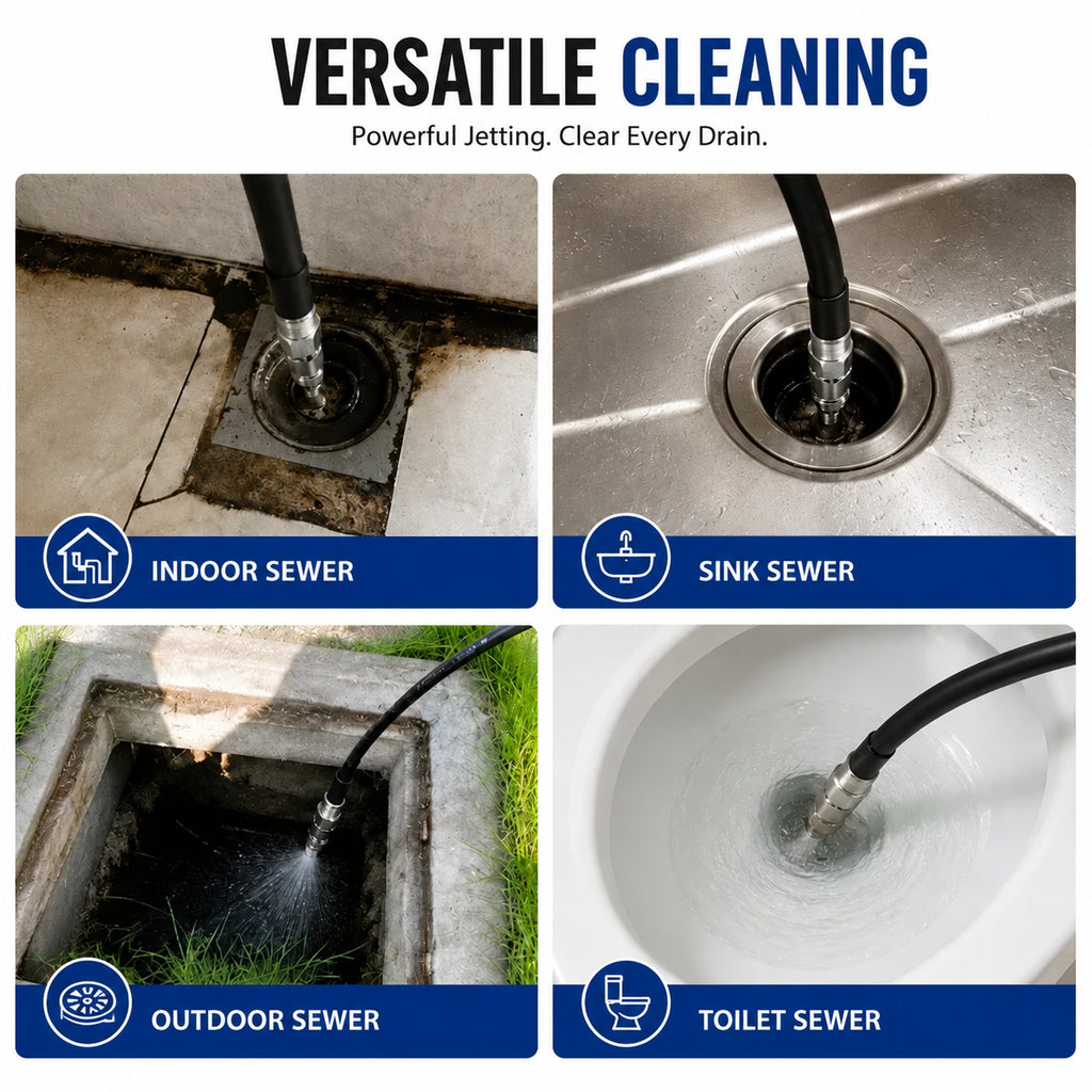 Drain cleaning use scenarios