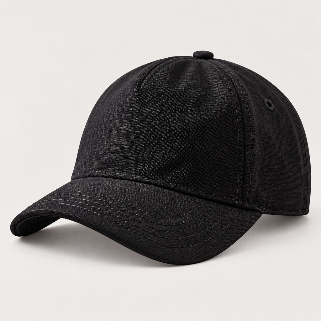 Black LED scalp care cap, front view