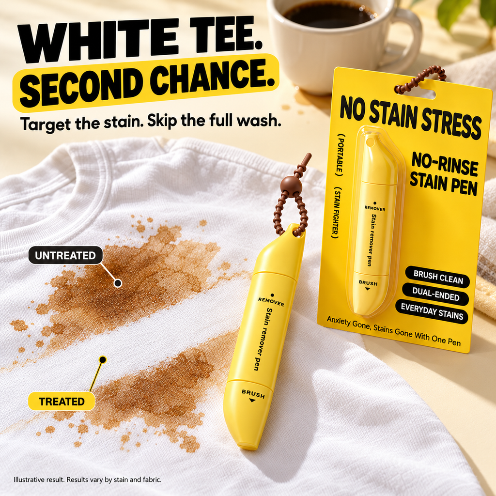 Portable No-Rinse Stain Remover Pen