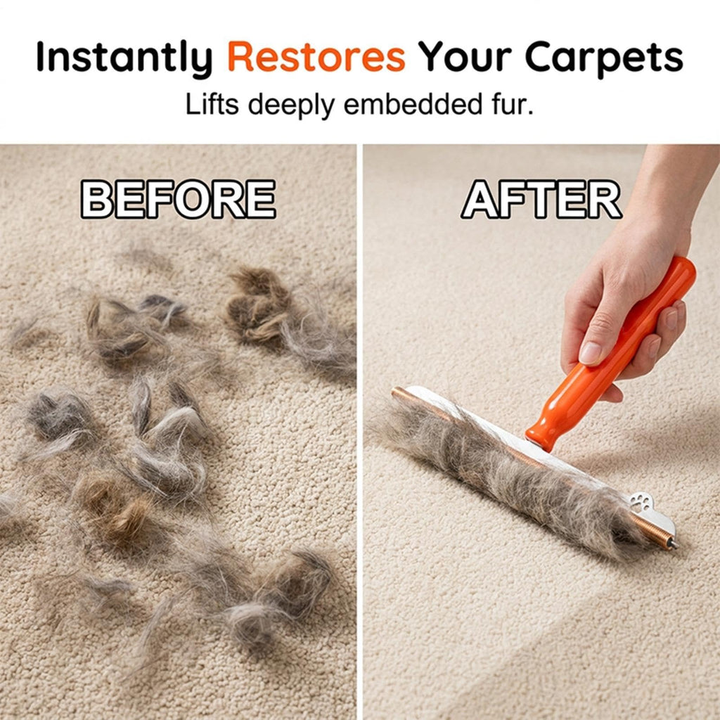 Carpet Pet Hair Remover Scraper