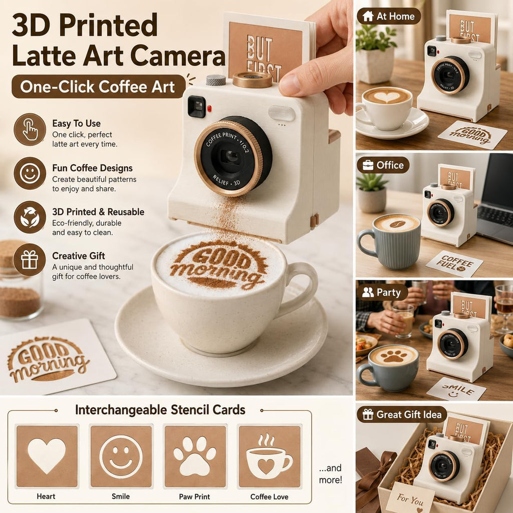 Latte Art Stencil Kit