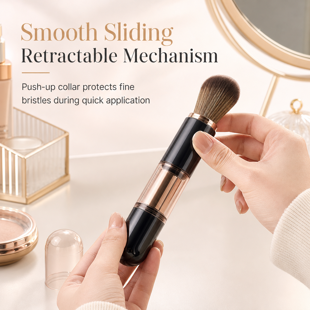 6-in-1 Portable Makeup Brush Set