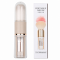 Coffee Beige 6-in-1 makeup brush set with box
