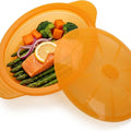 Silicone Microwave Steamer Bowl with Lid